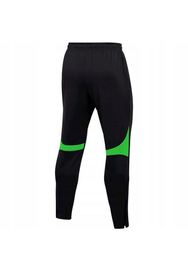 Nike - Męskie Spodnie Do Biegania Academy Pro DriFIT. Kolor: czarny, zielony, wielokolorowy. Materiał: dresówka