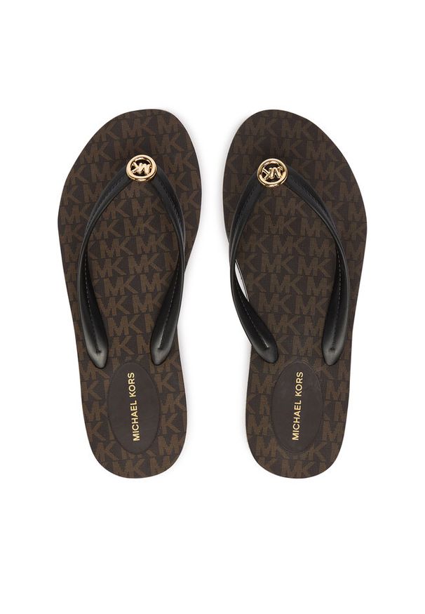 Japonki MICHAEL Michael Kors. Kolor: brązowy