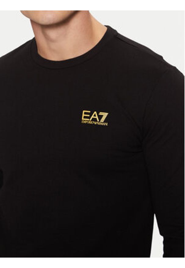 EA7 Emporio Armani Bluza 8NPM52 PJ05Z 208 Czarny Regular Fit. Kolor: czarny. Materiał: bawełna
