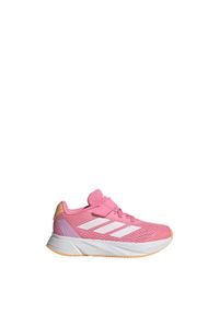 Adidas - Buty Duramo SL Kids. Kolor: różowy, biały, wielokolorowy, pomarańczowy. Materiał: materiał