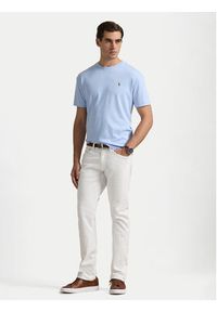 Polo Ralph Lauren T-Shirt Classics 710740727 Błękitny Slim Fit. Typ kołnierza: polo. Kolor: niebieski. Materiał: bawełna #11