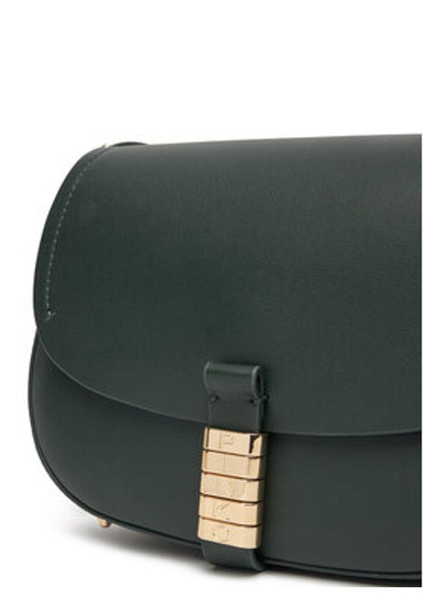 Pinko - PINKO Torebka Saddle Mini PE PLTT 103831 A270 Zielony. Kolor: zielony. Materiał: skórzane