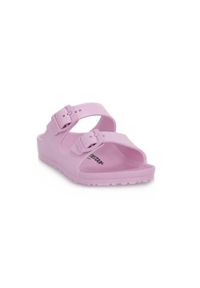 Klapki dla dzieci Birkenstock Arizona. Kolor: różowy. Materiał: syntetyk, materiał