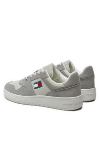 Tommy Jeans Sneakersy Tjm Basket Leather EM0EM01440 Szary. Kolor: szary. Materiał: skóra #3