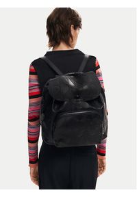 Desigual Plecak All Mickey Krapina 24WAKP01 Czarny. Kolor: czarny. Materiał: skóra #4