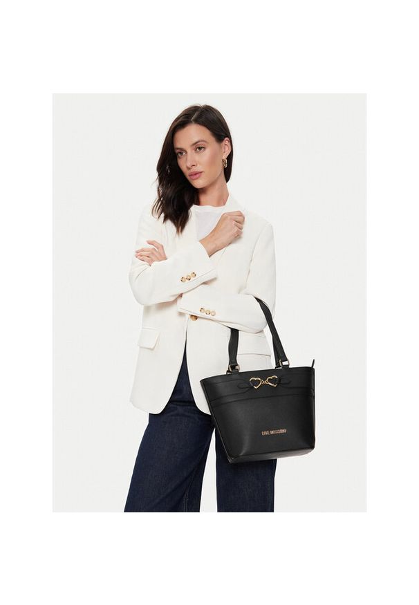 Love Moschino - Torebka LOVE MOSCHINO. Kolor: czarny