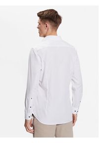 Seidensticker Koszula 01.840810 Biały Shaped Fit. Kolor: biały. Materiał: bawełna #4