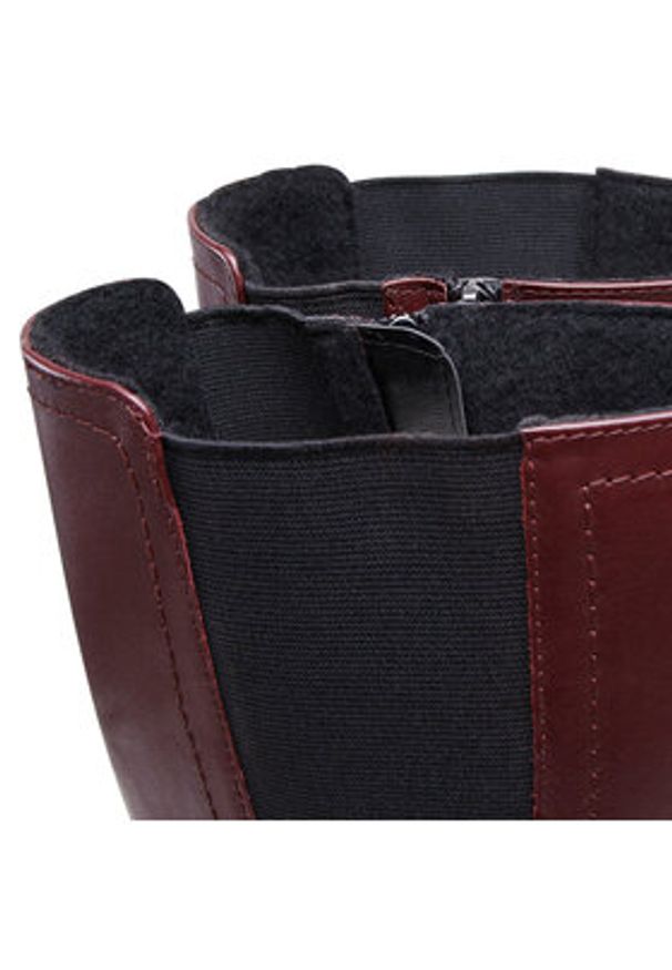 Go Soft Kozaki RST-AUGUSTA-11A Bordowy. Kolor: czerwony. Materiał: skóra