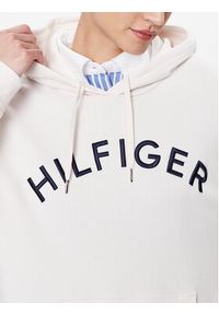 TOMMY HILFIGER - Tommy Hilfiger Bluza Varsity WW0WW37797 Écru Relaxed Fit. Materiał: bawełna #5