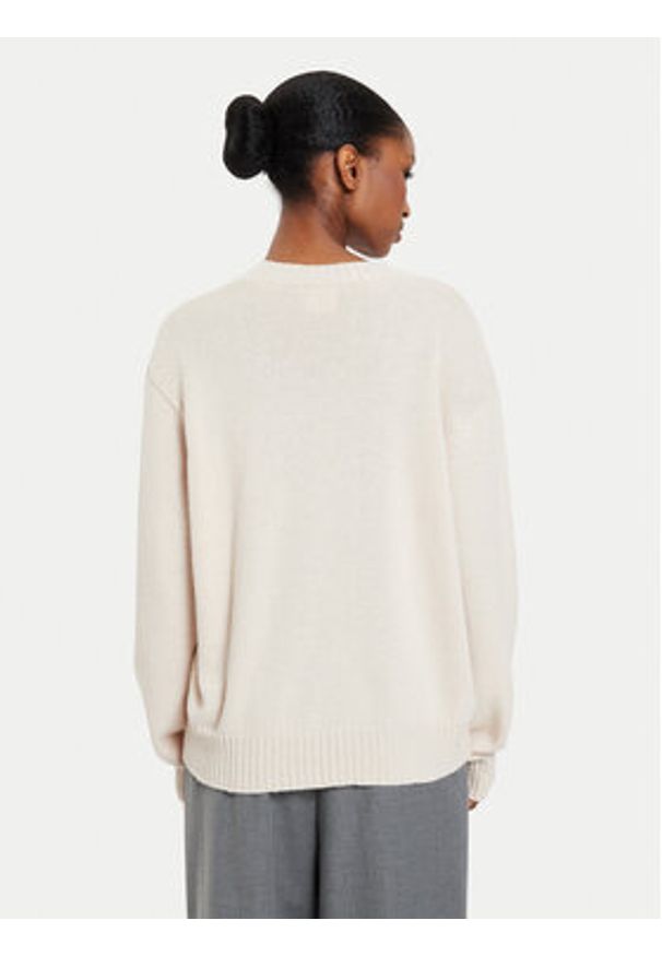 Kontatto Sweter 3M0177 Écru Regular Fit. Materiał: syntetyk