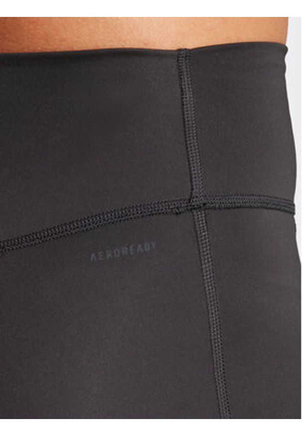 Adidas - adidas Legginsy Optime IQ2688 Czarny Slim Fit. Kolor: czarny. Materiał: syntetyk