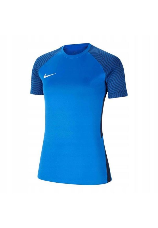 Nike - Koszulka Damska Strike 21. Kolor: niebieski. Sport: turystyka piesza