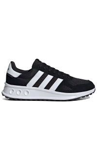Adidas - Buty męskie adidas Sportswear Run 84 IH8613 - czarne. Kolor: czarny. Materiał: zamsz, guma. Szerokość cholewki: normalna. Model: Adidas Cloudfoam. Sport: bieganie #1