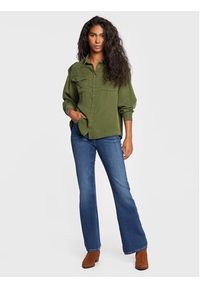 Pepe Jeans Koszula Nina PL304366 Zielony Regular Fit. Kolor: zielony. Materiał: lyocell #3