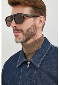 Gucci okulary przeciwsłoneczne męskie kolor brązowy. Kolor: brązowy #1