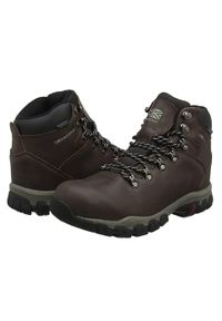 Buty trekkingowe męskie Karrimor Mendip 3 K894 Skóra. Kolor: brązowy. Materiał: skóra