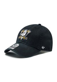 47 Brand Czapka z daszkiem Anaheim Ducks '47 Clean Up H-NLRGW25GWS-BKC Czarny. Kolor: czarny. Materiał: materiał
