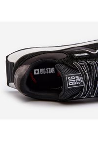 Big-Star - Sneakersy Męskie Big Star NN174321 Memory Foam System Czarne. Kolor: czarny. Materiał: materiał. Obcas: na platformie #3