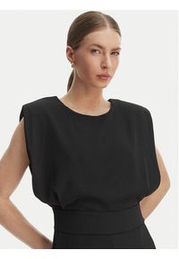 Rinascimento Kombinezon CFC0127546003 Czarny Wide Leg. Kolor: czarny. Materiał: syntetyk #3