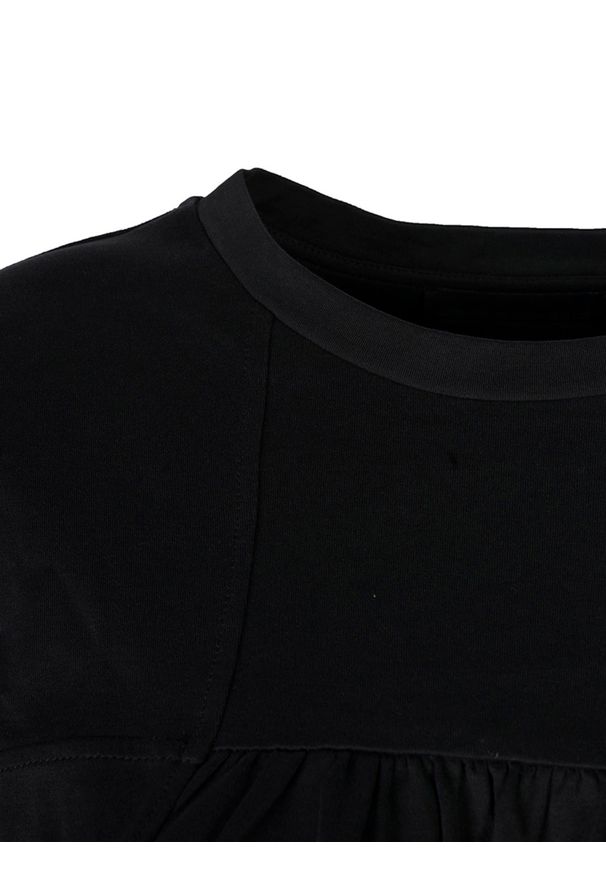 Diesel Black Gold Top "Ticony" | 00SLWI-BGTIH | Ticony Top | Kobieta | Czarny. Kolor: czarny. Materiał: bawełna