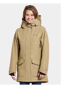 Didriksons Parka Frida Wns Parka 7 504815 Beżowy Regular Fit. Kolor: beżowy. Materiał: syntetyk #2