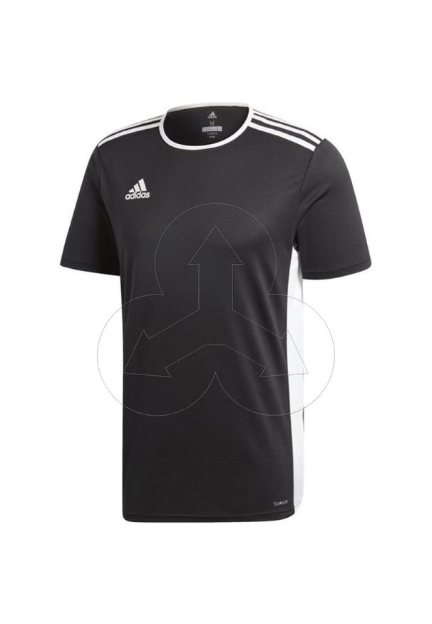 Adidas - Koszulka adidas Entrada 18 CF1035 - M. Materiał: materiał, skóra, prążkowany. Długość rękawa: krótki rękaw. Długość: krótkie. Sport: piłka nożna, fitness