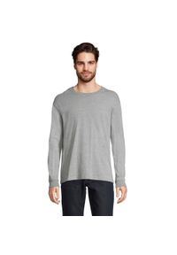 SOL'S - Koszulka Z Długim Rękawem Pioneer Melange Unisex Dla Dorosłych. Kolor: szary. Długość rękawa: długi rękaw. Długość: długie