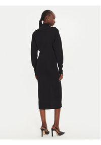 Pinko Sukienka codzienna Levulosio Abito 103989 A22A Czarny Slim Fit. Okazja: na co dzień. Kolor: czarny. Materiał: syntetyk. Typ sukienki: proste. Styl: casual #3