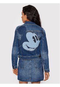 Desigual Kurtka jeansowa DISNEY My Mickey 22SWED16 Granatowy Regular Fit. Kolor: niebieski. Materiał: jeans, bawełna. Wzór: motyw z bajki #5