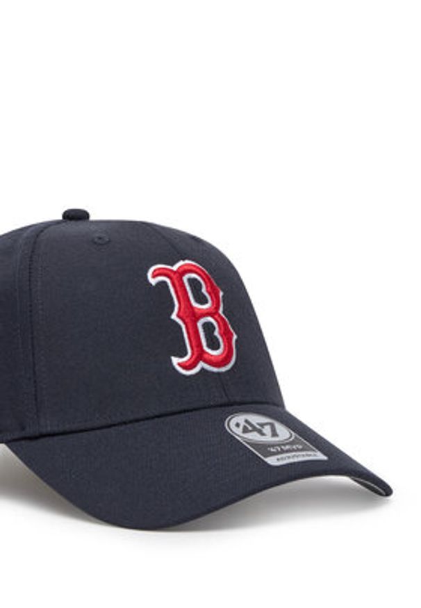 47 Brand Czapka z daszkiem MLB Boston Red Sox '47 MVP B-MVP02WBV Granatowy. Kolor: niebieski. Materiał: materiał, bawełna
