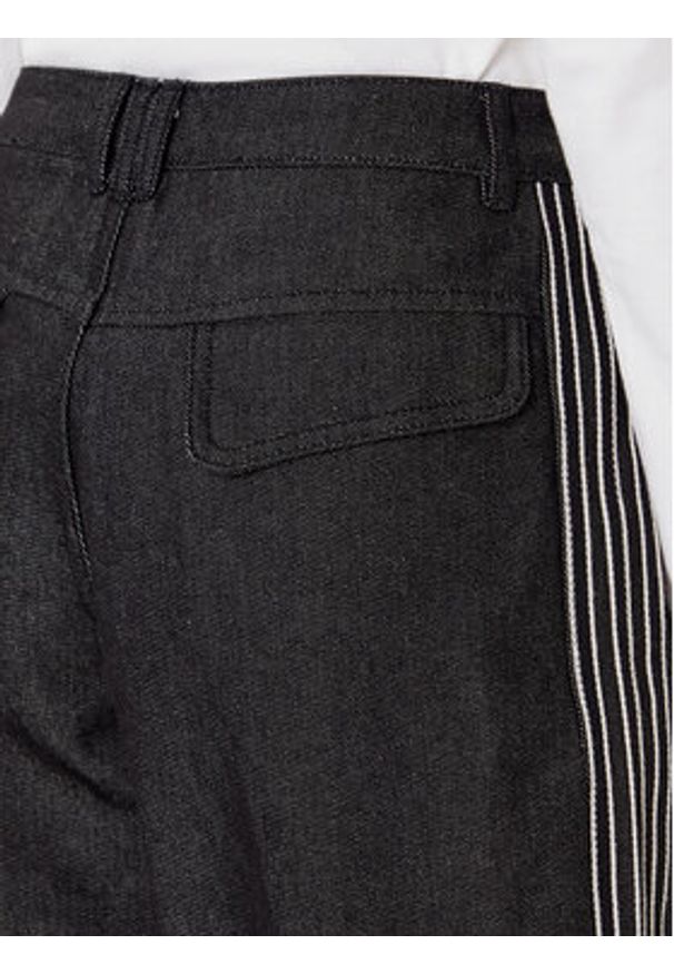 Adidas - adidas Jeansy Premium Essentials JV7773 Czarny Wide Leg. Kolor: czarny