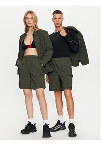 Rains Szorty sportowe Tomar Shorts 19310 Zielony Regular Fit. Kolor: zielony. Materiał: syntetyk #7