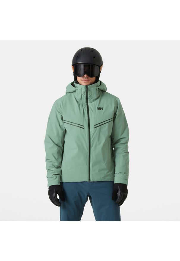 Kurtka narciarska Helly Hansen Alpha Infinity. Kolor: zielony. Sezon: zima. Sport: narciarstwo
