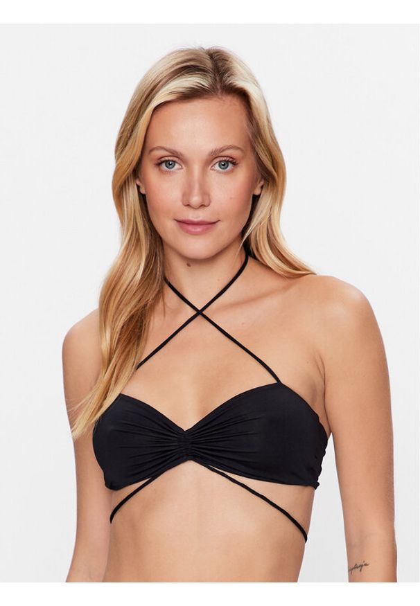Patrizia Pepe Góra od bikini 2I0112/J101-K103 Czarny. Kolor: czarny. Materiał: syntetyk