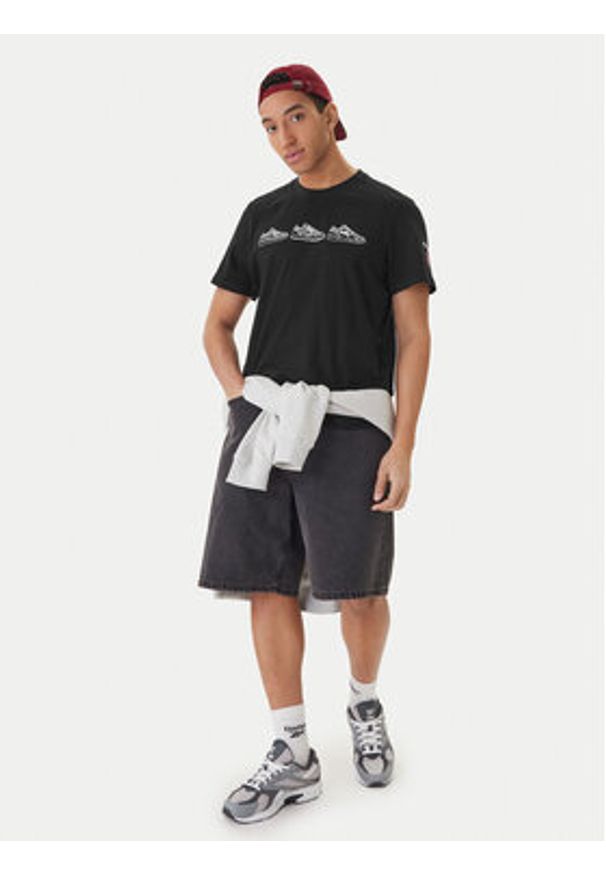 Reebok T-Shirt Harley RK25569CCM Czarny Regular Fit. Kolor: czarny. Materiał: bawełna