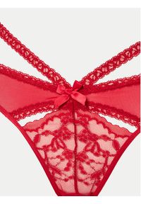 Hunkemöller Komplet 3 par fig brazylijskich 300280 Czerwony. Kolor: czerwony. Materiał: syntetyk #3