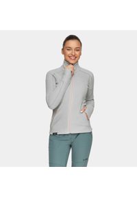 Bluza turystyczna damska Alpinus Grivola polarowa. Kolor: szary. Materiał: polar. Sezon: zima. Sport: narciarstwo