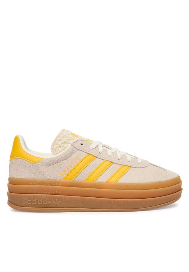 Adidas - adidas Sneakersy Gazelle Bold IH6458 Beżowy. Kolor: beżowy. Materiał: zamsz, skóra. Model: Adidas Gazelle