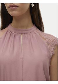Vero Moda Bluzka Milla 10226072 Różowy Regular Fit. Kolor: różowy. Materiał: syntetyk #6