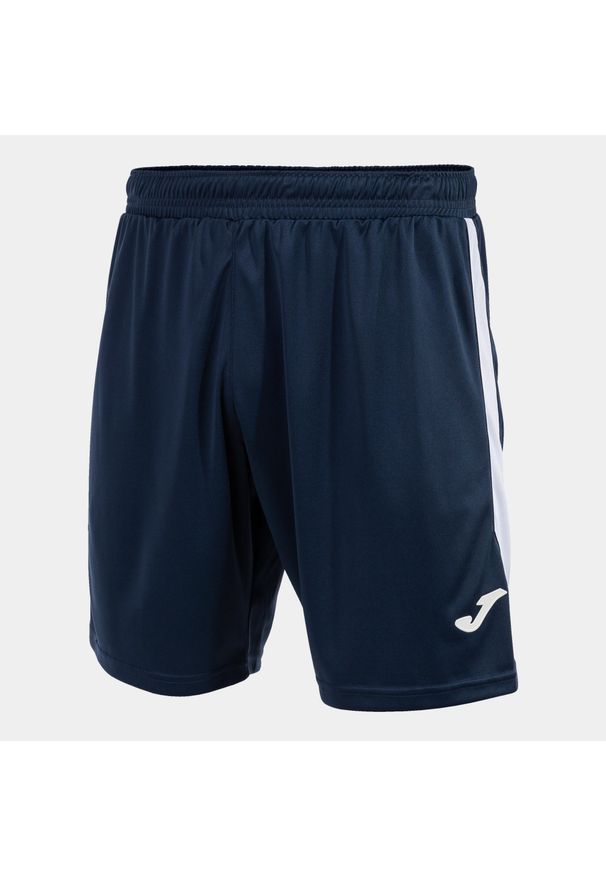 Szorty Joma Glasgow. Kolor: niebieski, biały, wielokolorowy. Materiał: materiał. Sport: piłka nożna