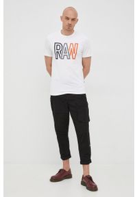 G-Star RAW - G-Star Raw spodnie bawełniane D18958.9669 męskie kolor czarny w fasonie cargo. Kolor: czarny. Materiał: bawełna #4