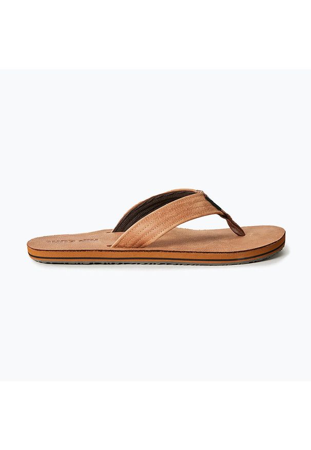 RIPCURL - Japonki męskie Rip Curl Revival Leather Open Toe. Nosek buta: otwarty. Kolor: brązowy