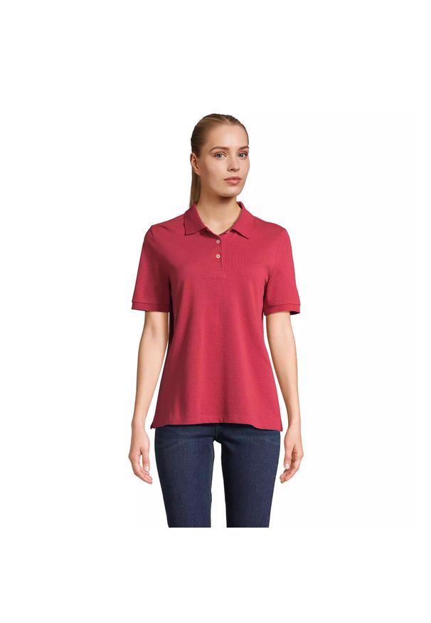 SOL'S - Damska koszulka polo Sol's Pacific. Okazja: na co dzień. Typ kołnierza: polo. Kolor: czerwony. Styl: casual, elegancki