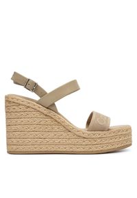 Espadryle Calvin Klein. Kolor: beżowy #1