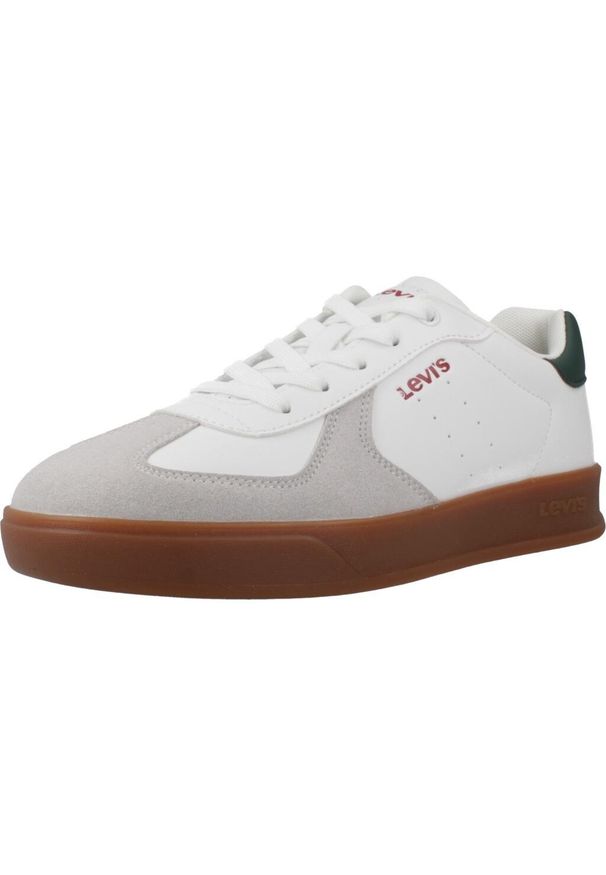 Levi's® - Buty LEVI'S GABHAN Biały. Kolor: biały. Materiał: syntetyk, tkanina. Sport: turystyka piesza