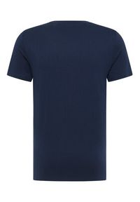 Mustang T-Shirt Austin 1016483 Granatowy Regular Fit. Kolor: niebieski. Materiał: bawełna #3