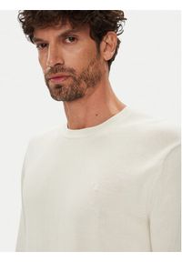 Calvin Klein Sweter LV040BM343 Écru Regular Fit. Materiał: bawełna