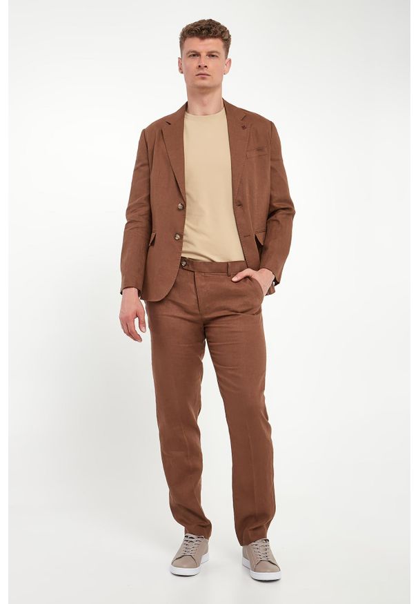 Liu Jo - Marynarka męska lniana LIU JO. Materiał: len