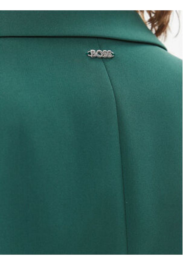 BOSS - Boss Marynarka Jocaluah 50490053 Zielony Regular Fit. Kolor: zielony. Materiał: syntetyk