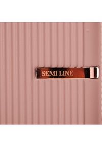 Semi Line Walizka kabinowa T5664-3 Różowy. Kolor: różowy #4